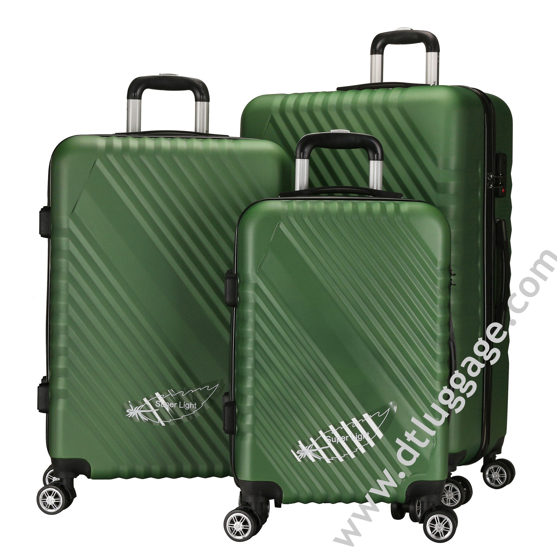 Classical Grid Shape Design 20/24/28inch Promotion Luggage Bags Customized Cabin Trolley ABS Luggage